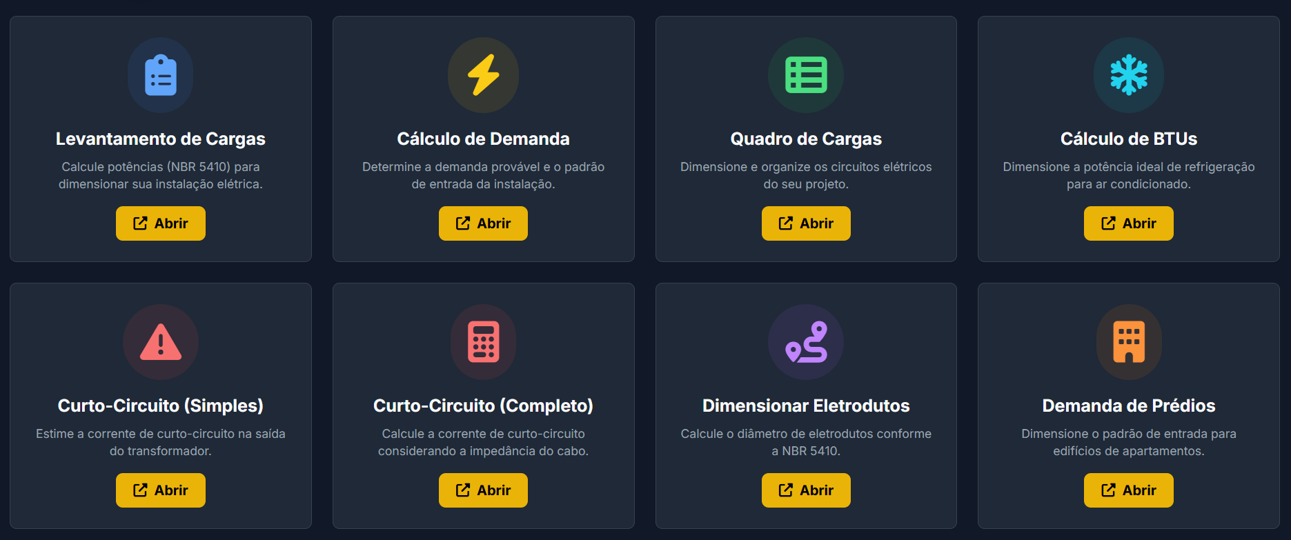 Imagem das ferramentas de engenharia